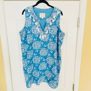 Sail to Sable Sleeveless Tassel Dress - Size XL - Fully Lined